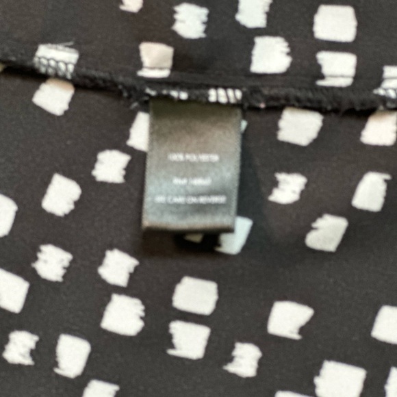 Torrid Black Blouse with White Dots - Picture 3 of 6